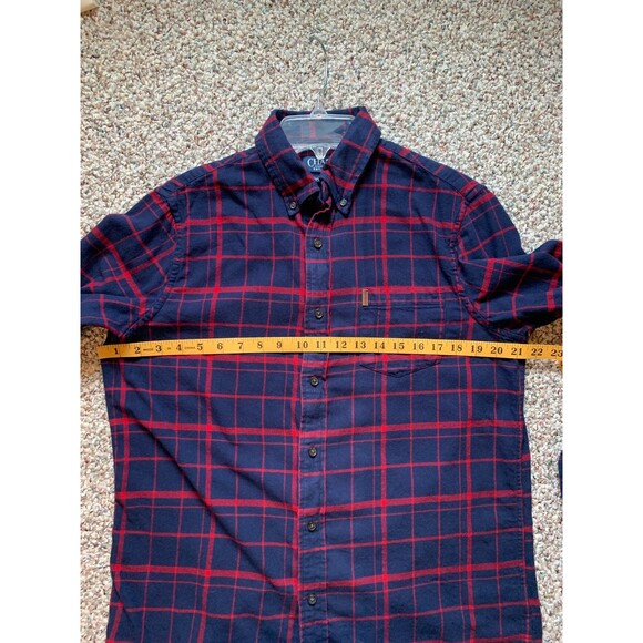 Chaps Cotton Flannel Button Down mens Shirt Size M - Picture 6 of 7